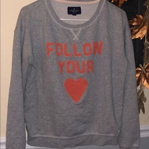 Follow your heart sweater